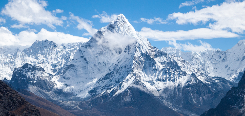 Russian climber, Nepali Sherpa summit Mt. Ama Dablam with 14 Peaks Expedition